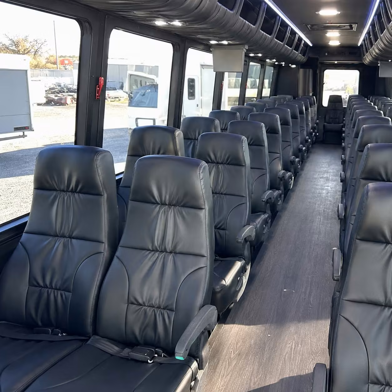 28 passenger minibus inside