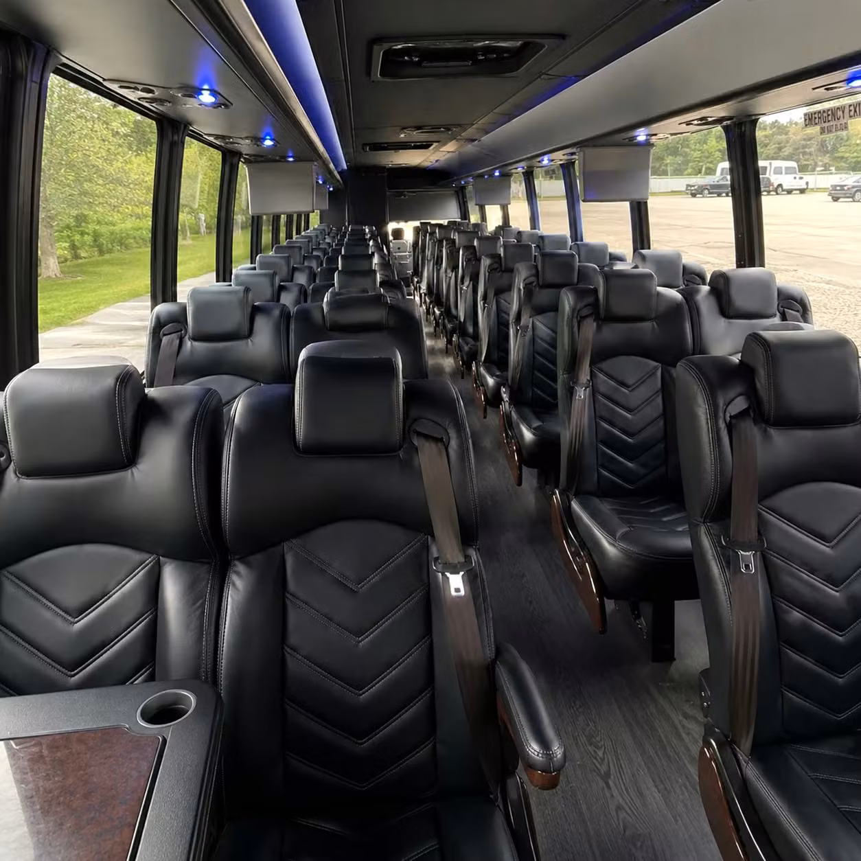 30 passenger minibus inside