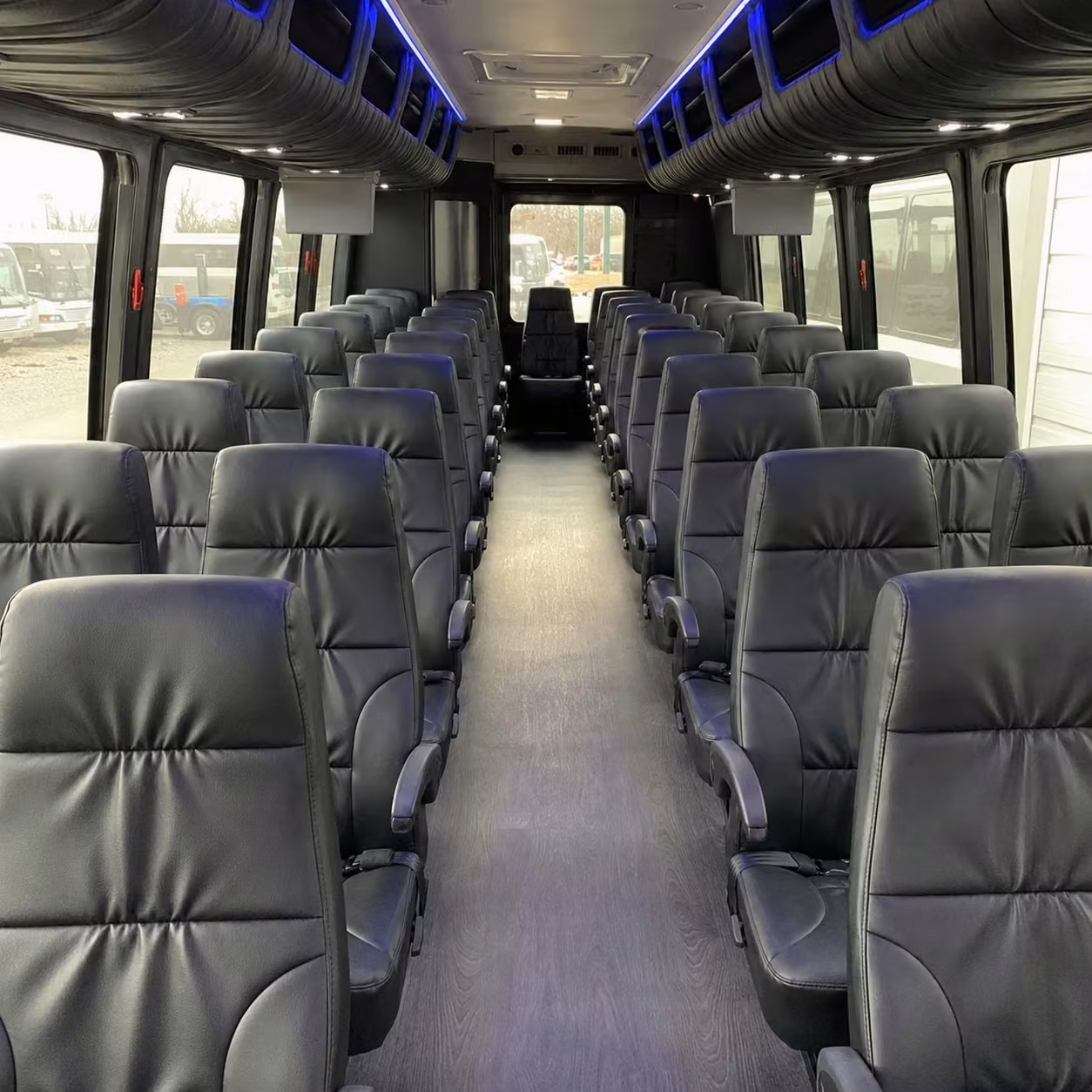 35 passenger minibus inside