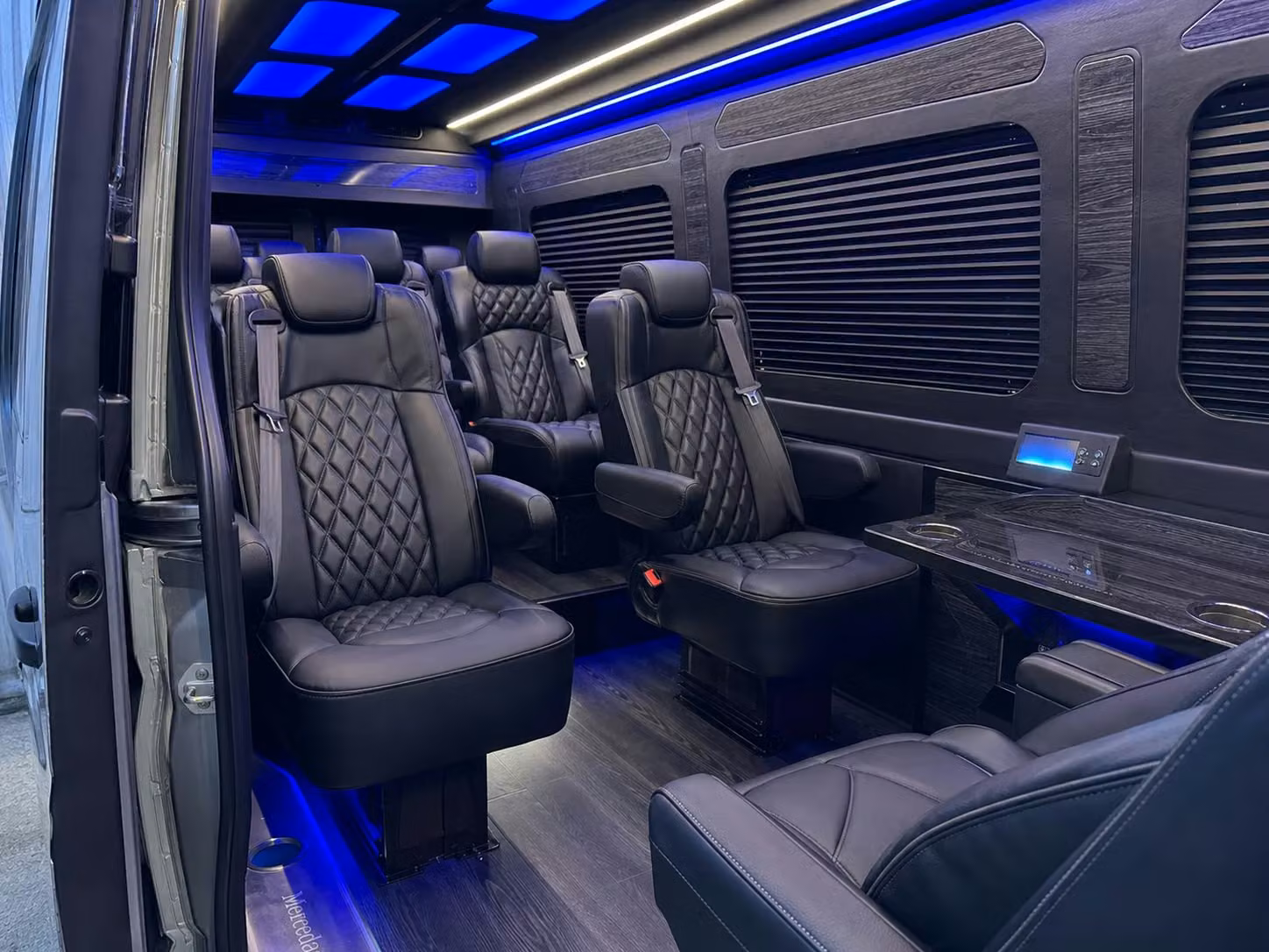 sprinter van with driver interior